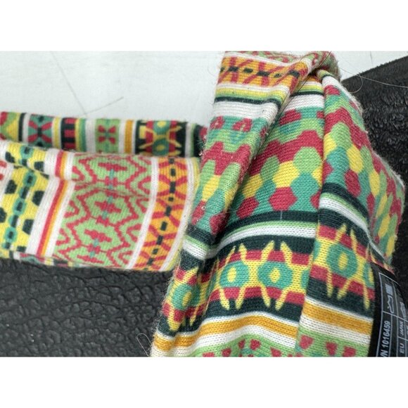 Sanuk Yoga Sling 2 Flip Flop Sandals Women's 8 Black Natural Koa Tribal Beach - Picture 5 of 9